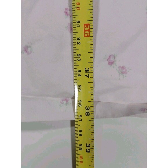 Simply Shabby Chic Queen 1 Fitted 1 Flat 2 Pillow Cases Faded Pink Floral Cotton - Picture 4 of 6